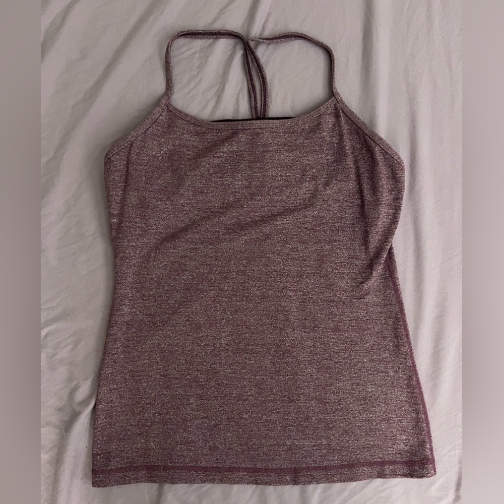LULULEMON Pink Spaghetti Strap Tank Top